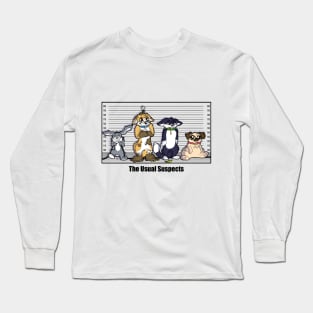 The Usual Suspect Line Up Long Sleeve T-Shirt